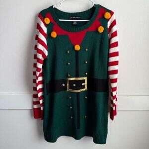 United States Sweaters Green Elf Crew Neck Sweater